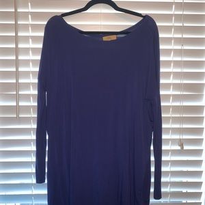 Navy Blue Piko Tunic